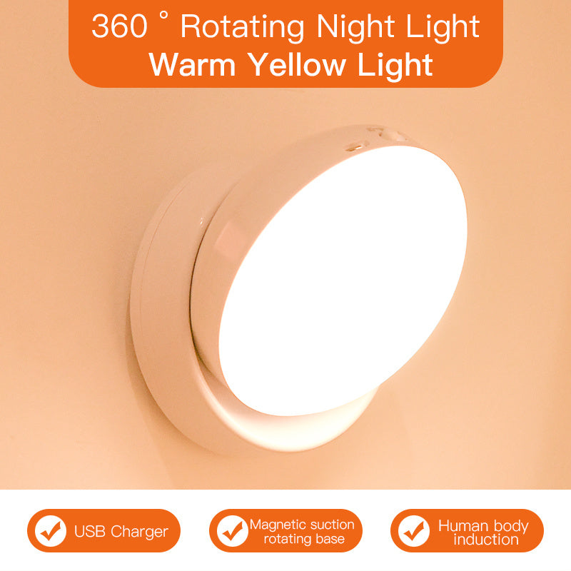 Rotating Motion Sensor Light for Corridor, Garage & Wardrobe