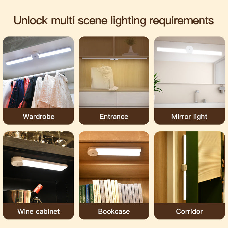 Smart Foldable Magnetic Cabinet Light with Sensor